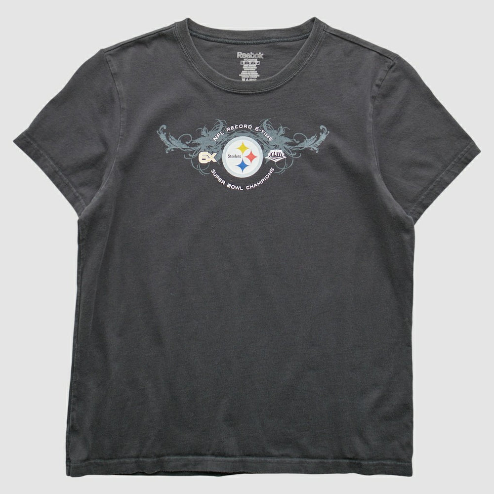 Pittsburgh Steelers Reebok 2009 T-Shirt - Gray T-shirts