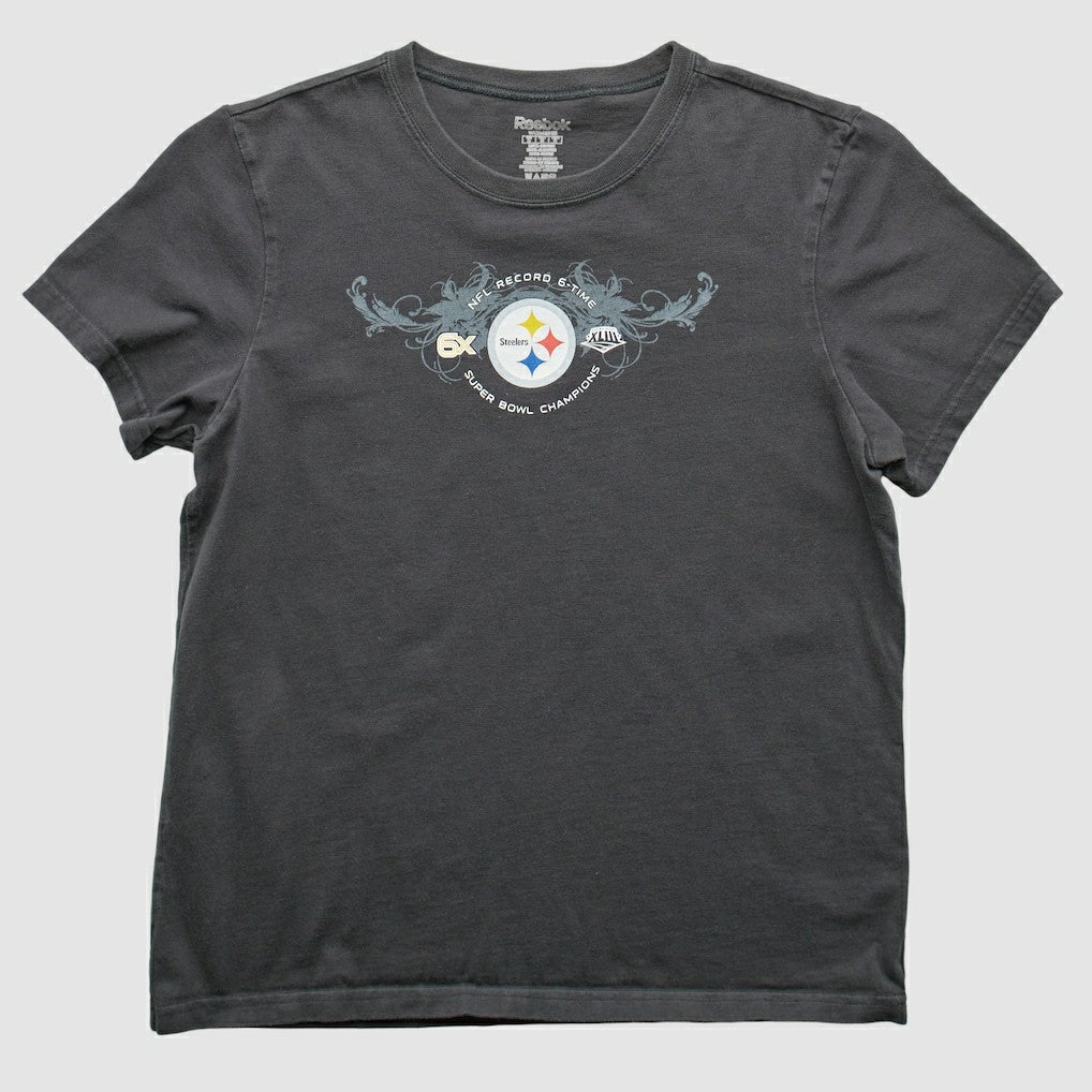 Pittsburgh Steelers Reebok 2009 T-Shirt - Gray T-shirts