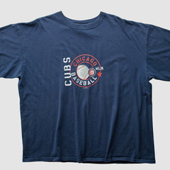 Chicago Cubs Majestic 2004 T-Shirt - Navy - 2XVintage T-shirts