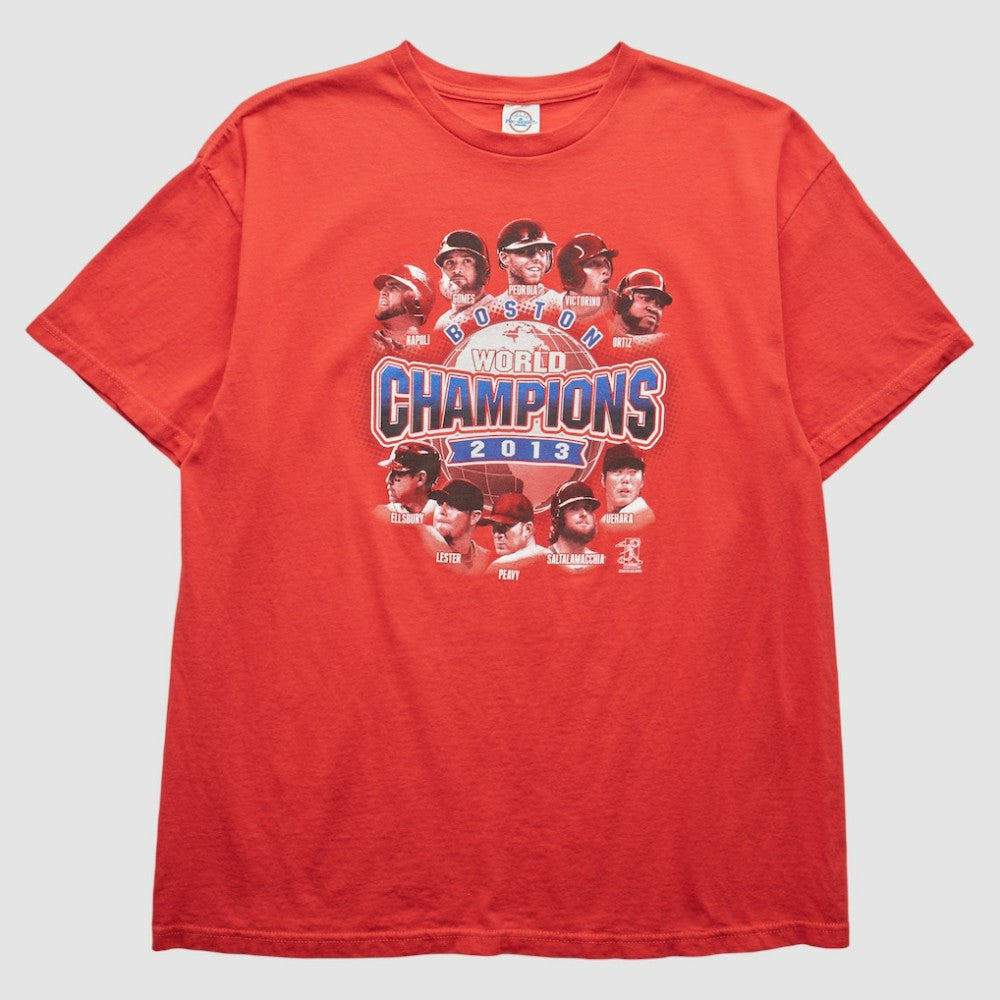 Boston Red Sox 2013 T-Shirt - Red - Vintage T-shirts