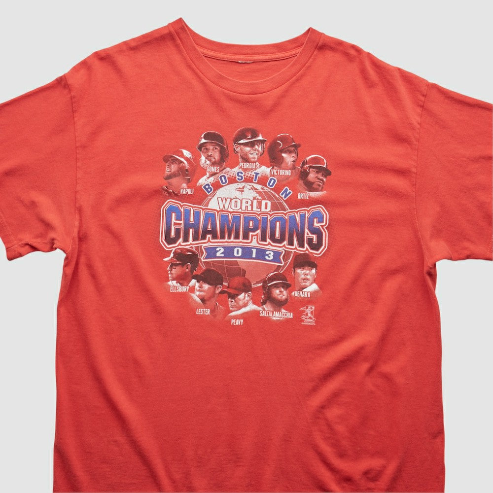 Boston Red Sox 2013 T-Shirt - Red - XVintage T-shirts