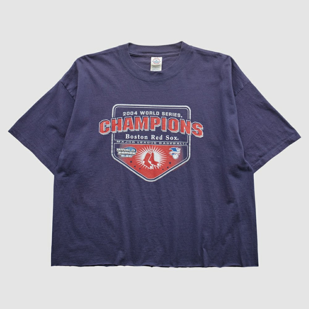 Boston Red Sox Delta 2004 T-Shirt - Navy - Vintage T-shirts
