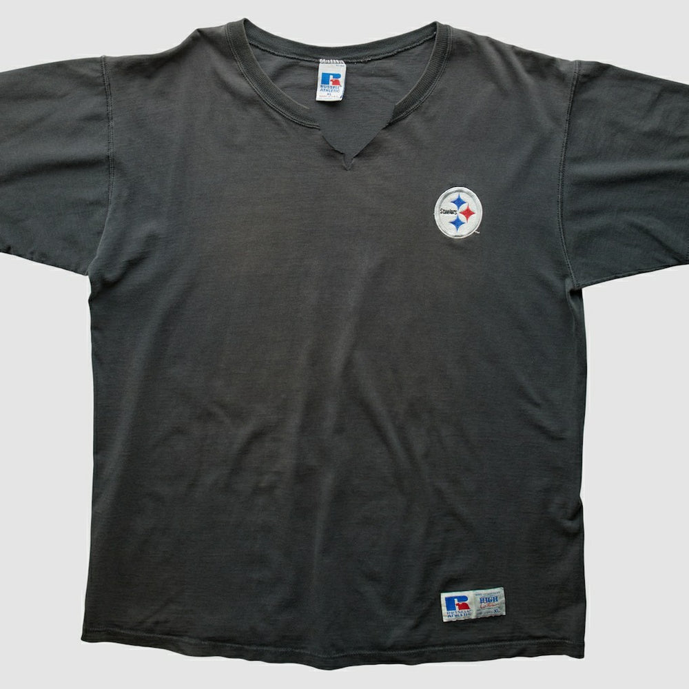 Pittsburgh Steelers Russell 90s T-Shirt - Black T-shirts