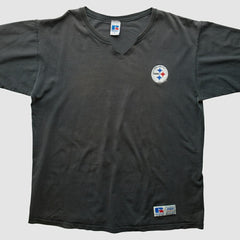 Pittsburgh Steelers Russell 90s T-Shirt - Black T-shirts