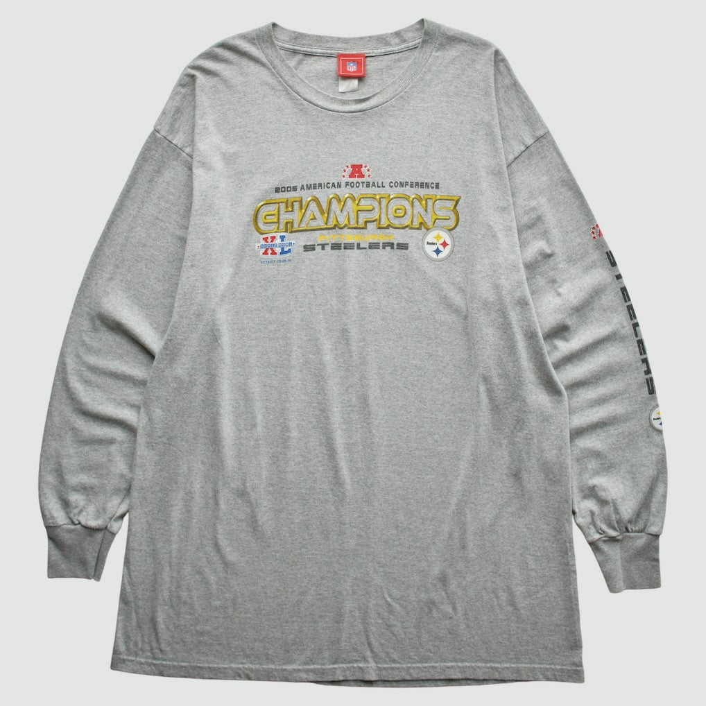 Pittsburgh Steelers NFL 2005 T-Shirt - Gray T-shirts