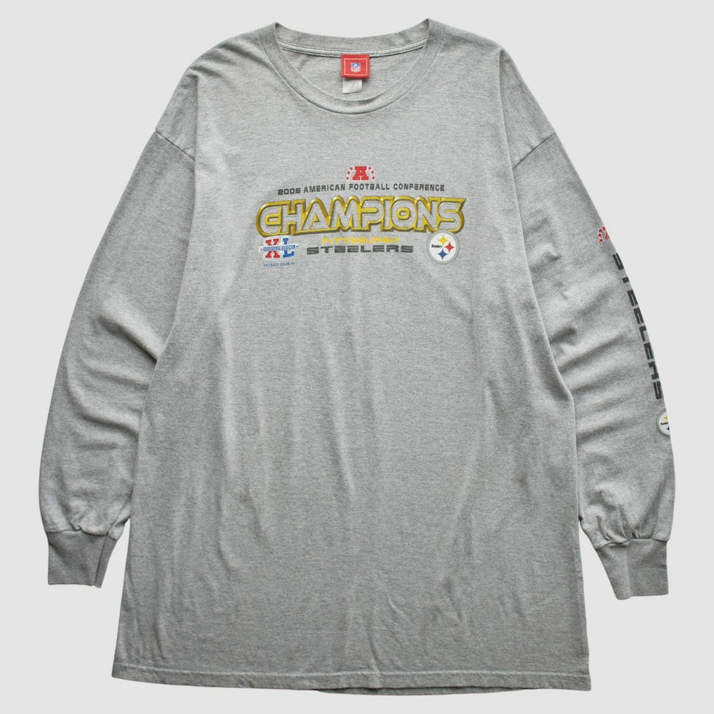 Pittsburgh Steelers NFL 2005 T-Shirt - Gray T-shirts