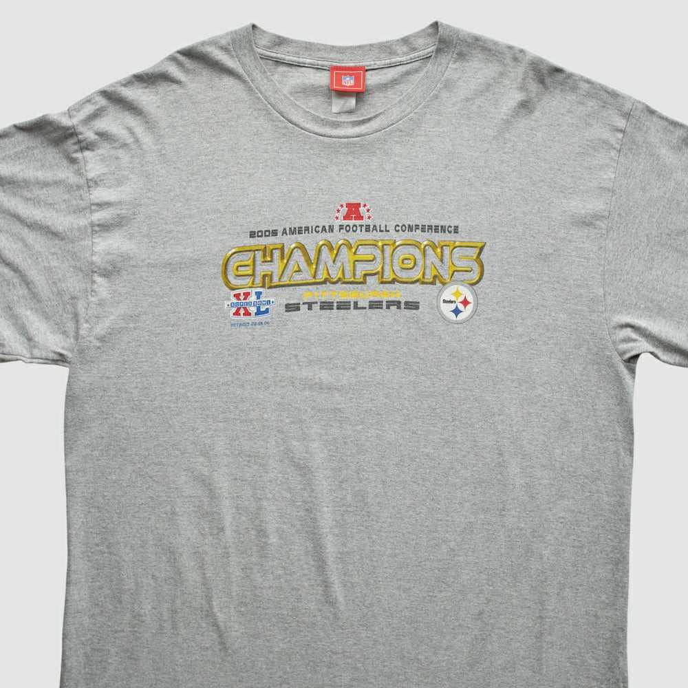 Pittsburgh Steelers NFL 2005 T-Shirt - Gray T-shirts
