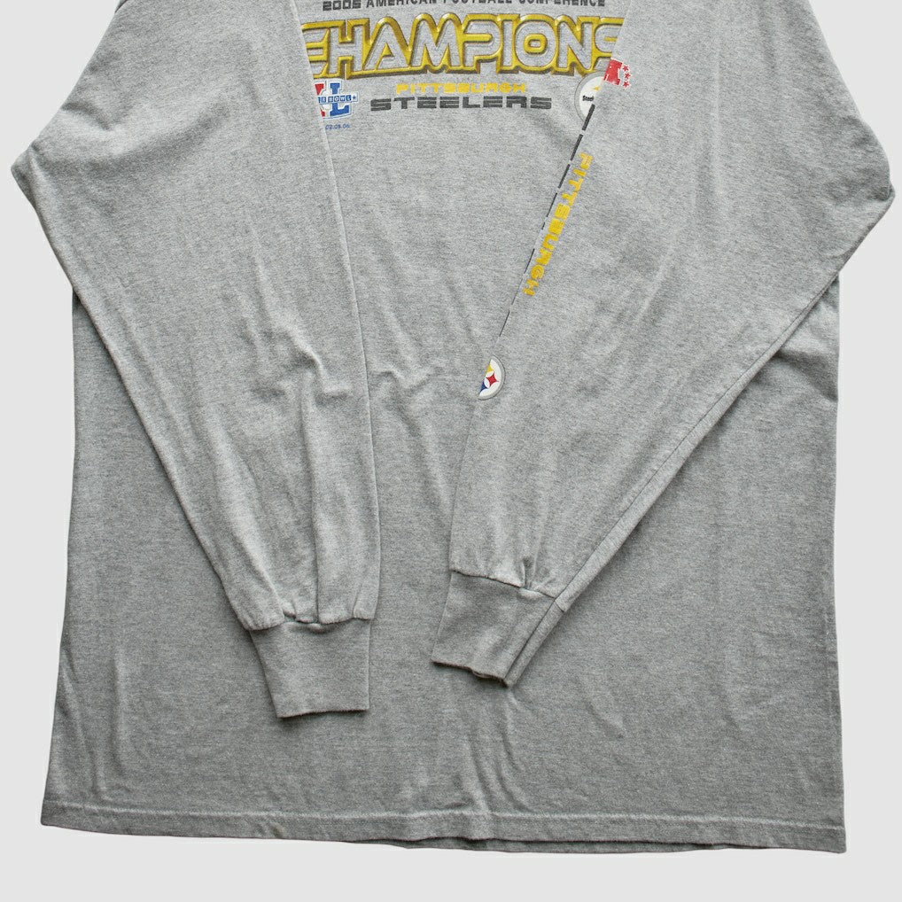 Pittsburgh Steelers NFL 2005 T-Shirt - Gray T-shirts