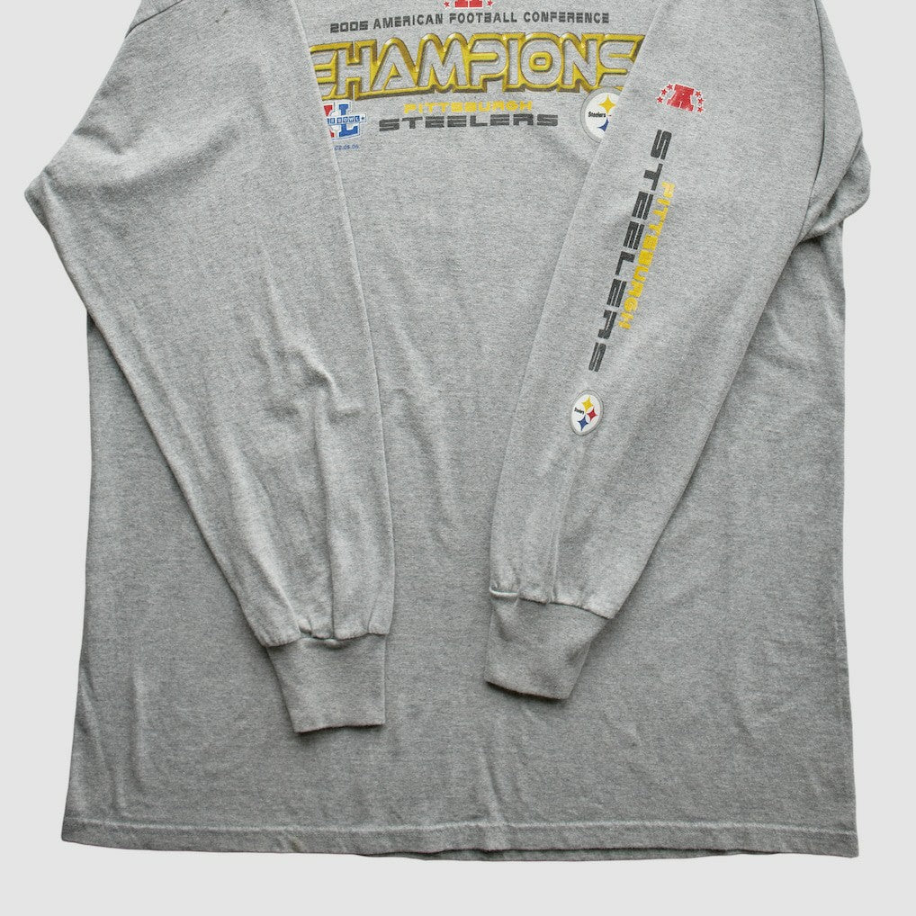 Pittsburgh Steelers NFL 2005 T-Shirt - Gray T-shirts