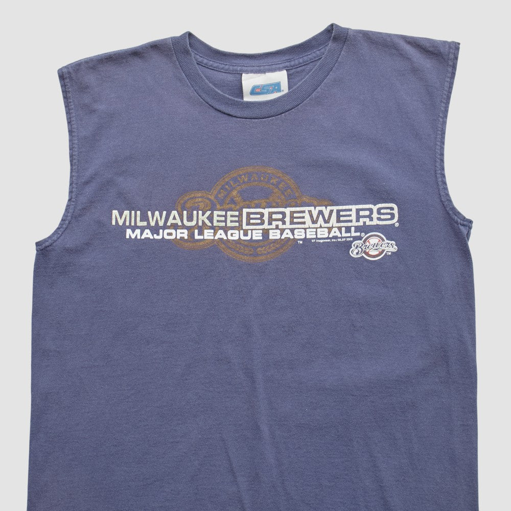 Milwaukee Brewers 2005 Tank - Blue - Vintage Tanks