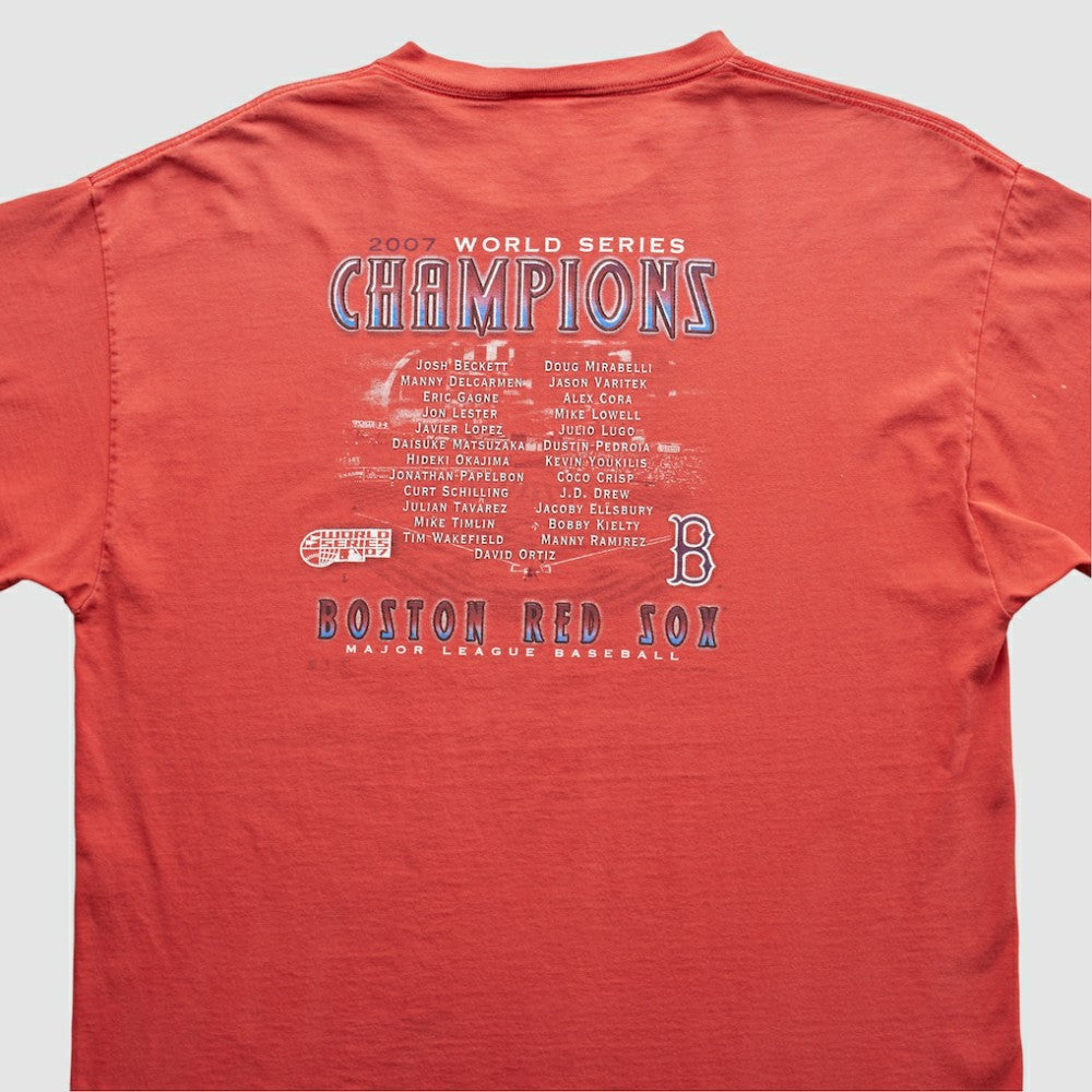 Boston Red Sox 2007 T-Shirt - Red - Vintage T-shirts