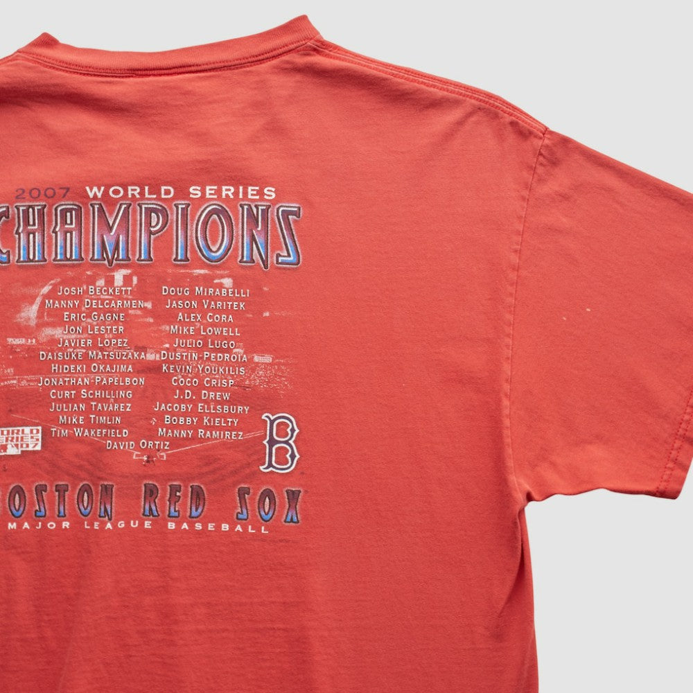 Boston Red Sox 2007 T-Shirt - Red - Vintage T-shirts