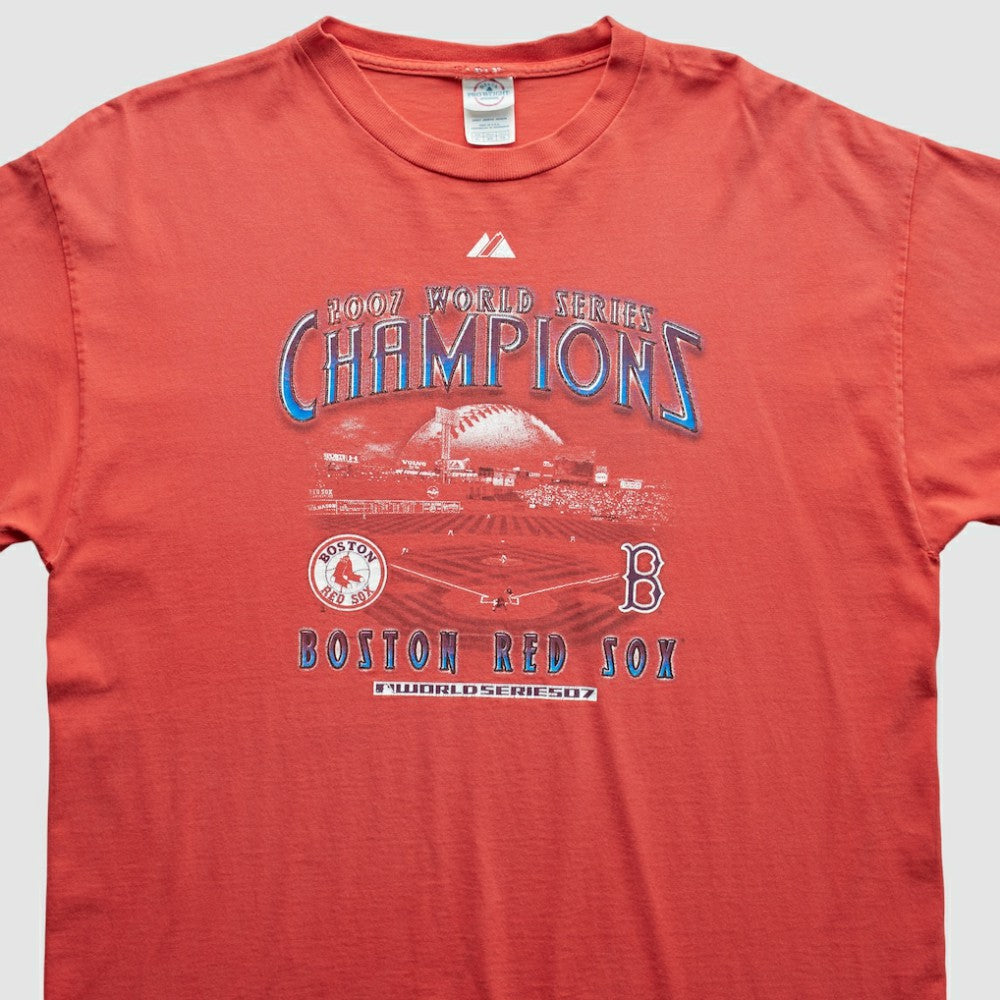 Boston Red Sox 2007 T-Shirt - Red - Vintage T-shirts