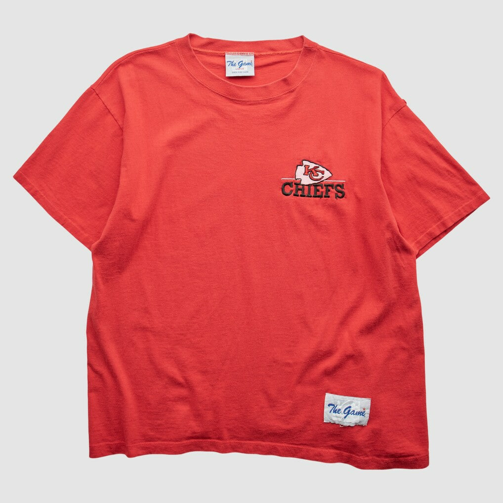 Kansas City Chiefs The Game 90s T-Shirt - Red T-shirts