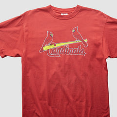 St. Louis Cardinals Majestic 2000s T-Shirt - Red - XVintage T-shirts