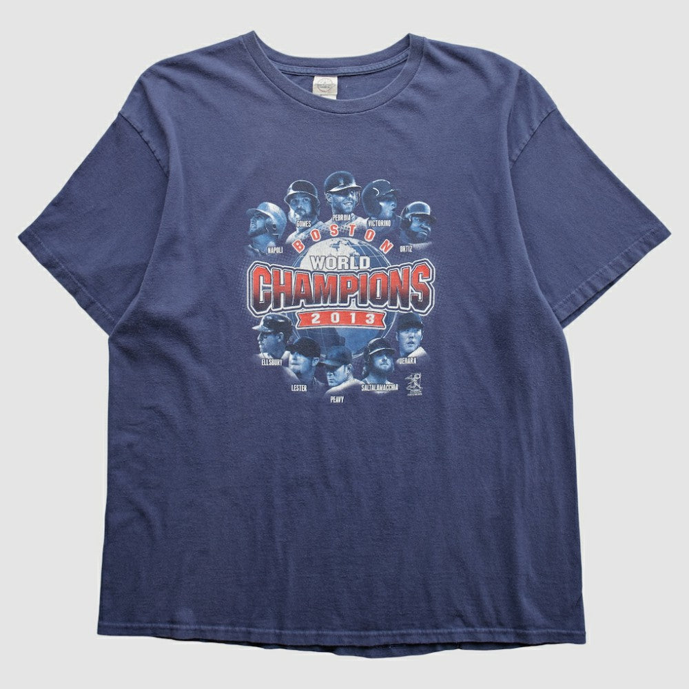 Boston Red Sox 2013 T-Shirt - Navy - Vintage T-shirts
