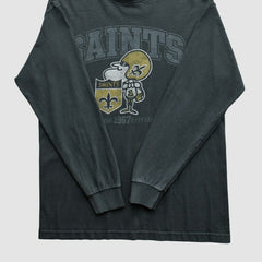 New Orleans Saints NFL 2010s T-Shirt - Black T-shirts