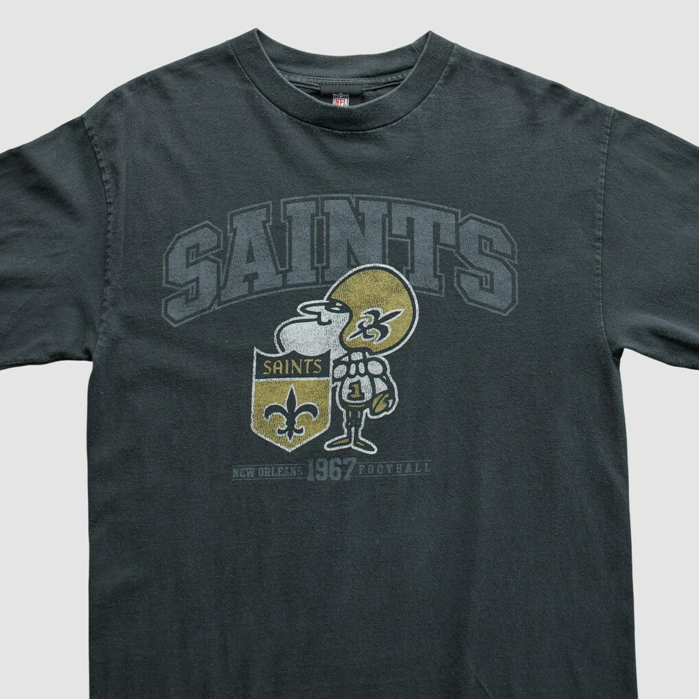 New Orleans Saints NFL 2010s T-Shirt - Black T-shirts