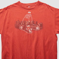 Boston Red Sox Majestic 2000s T-Shirt - Red - XVintage T-shirts