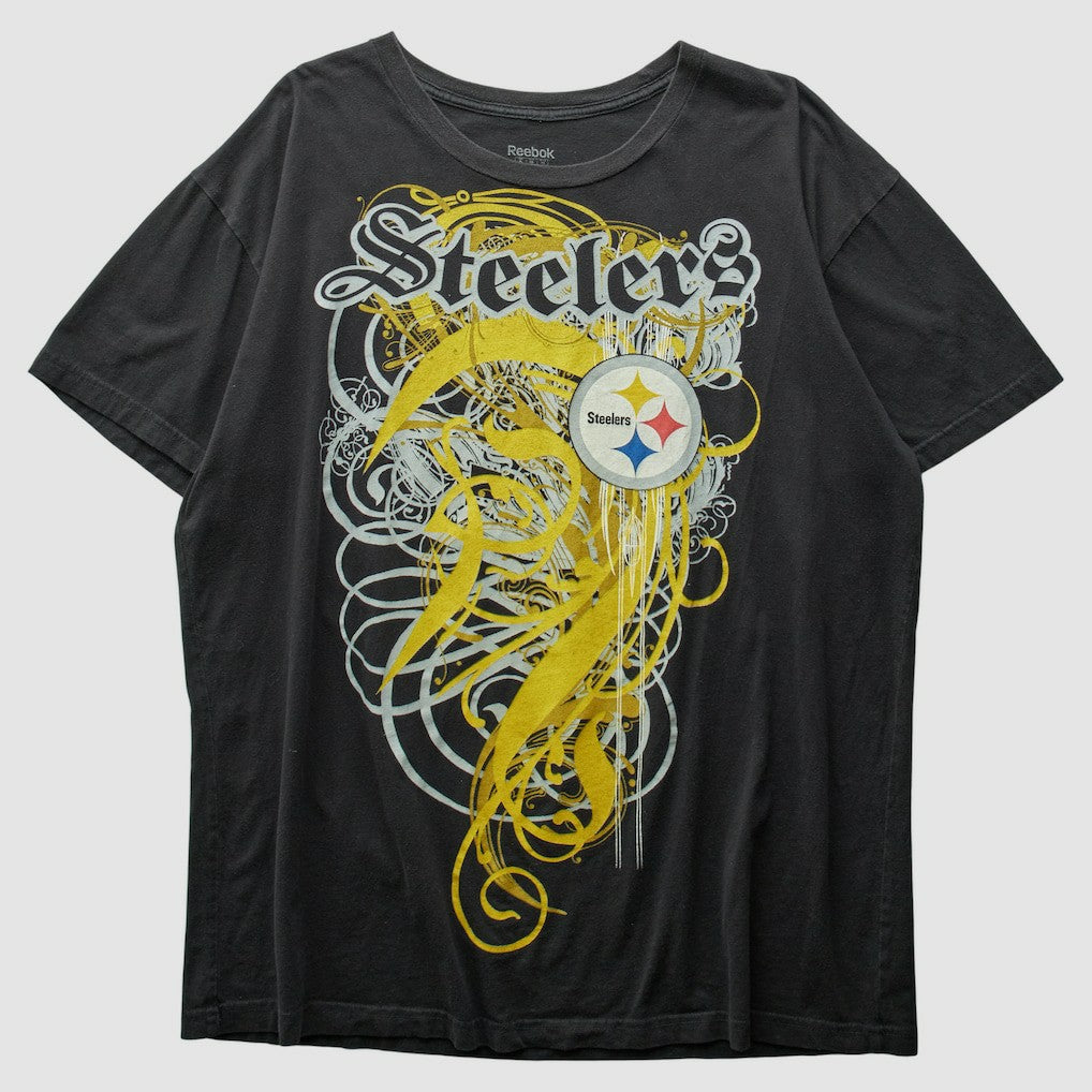 Pittsburgh Steelers Reebok 2000s T-Shirt - Black T-shirts