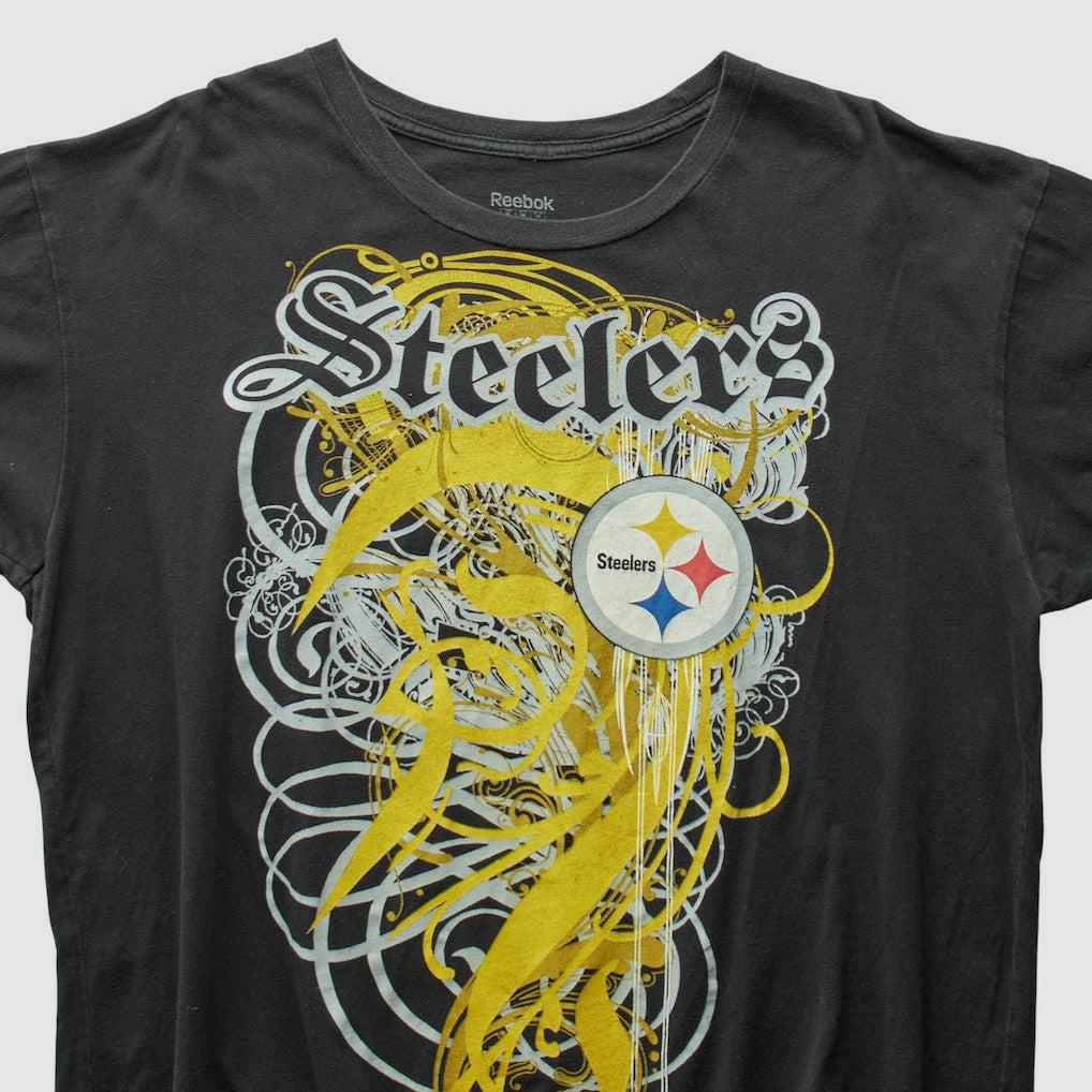 Pittsburgh Steelers Reebok 2000s T-Shirt - Black T-shirts