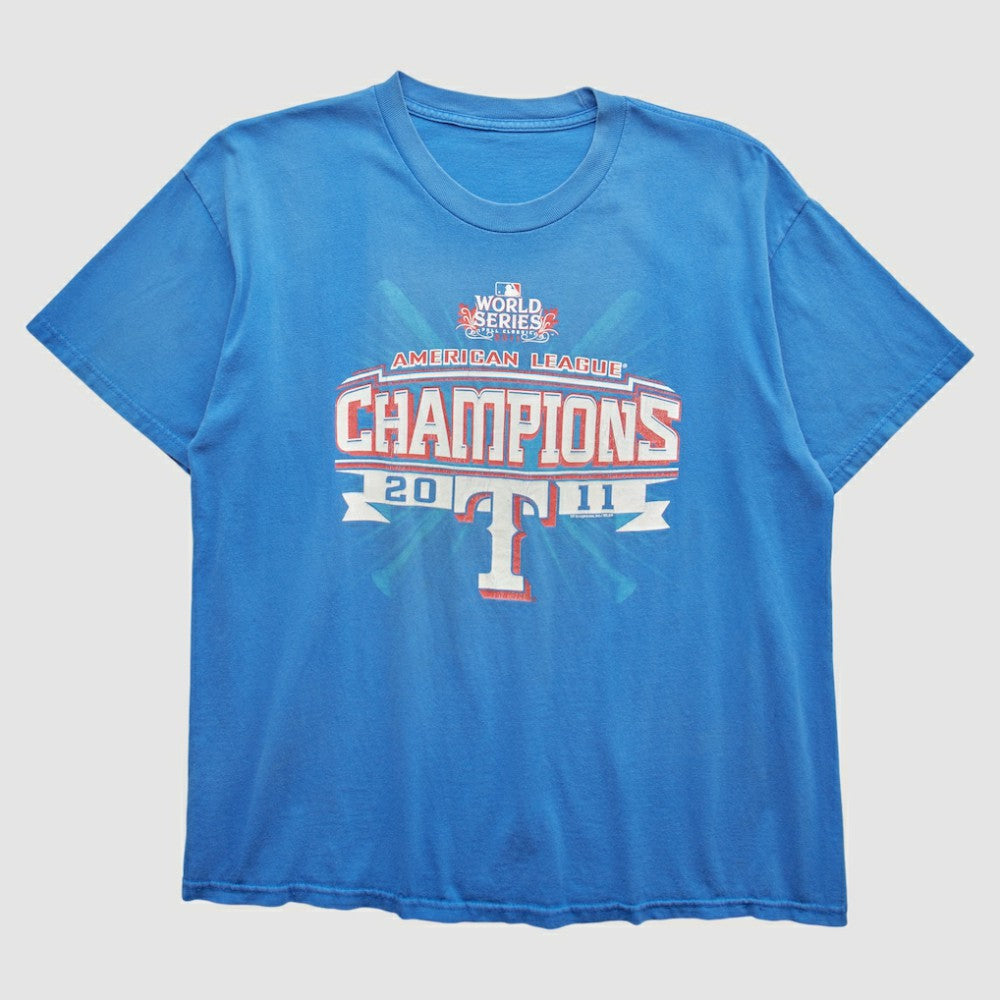 Texas Rangers 2011 T-Shirt - Blue - Vintage T-shirts