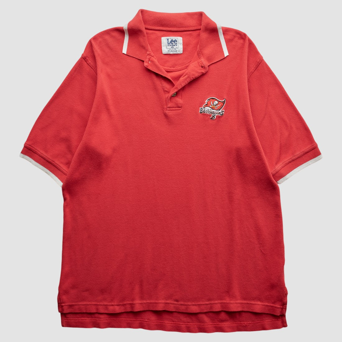 Tampa Bay Buccaneers Lee Apparel 90s Polo - Red