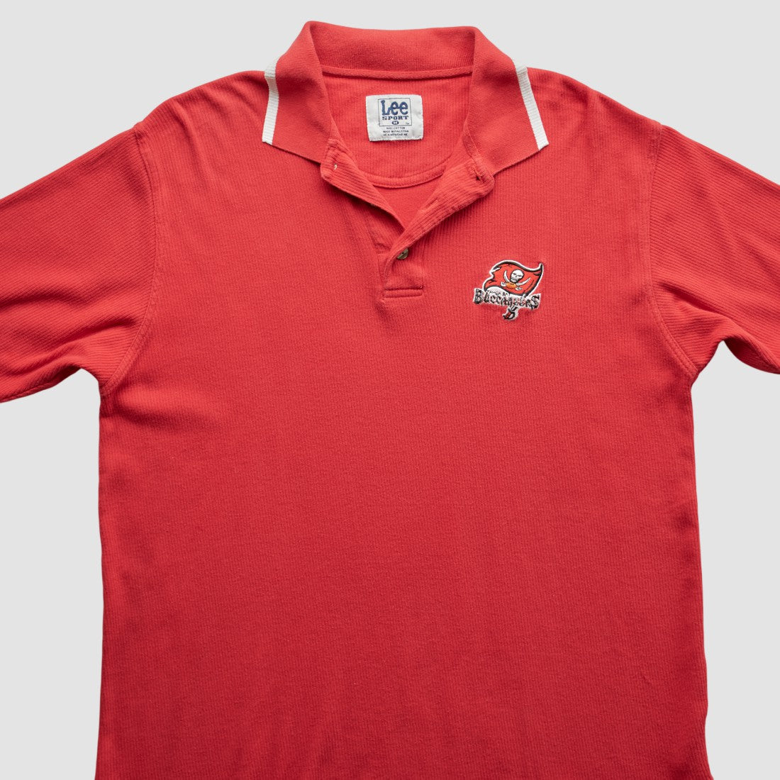 Tampa Bay Buccaneers Lee Apparel 90s Polo - Red
