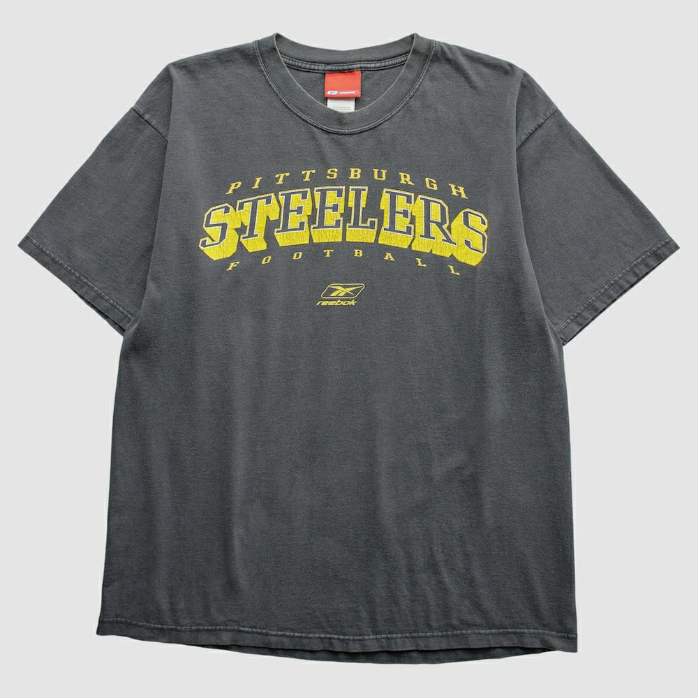 Pittsburgh Steelers Reebok 2000s T-Shirt - Gray T-shirts