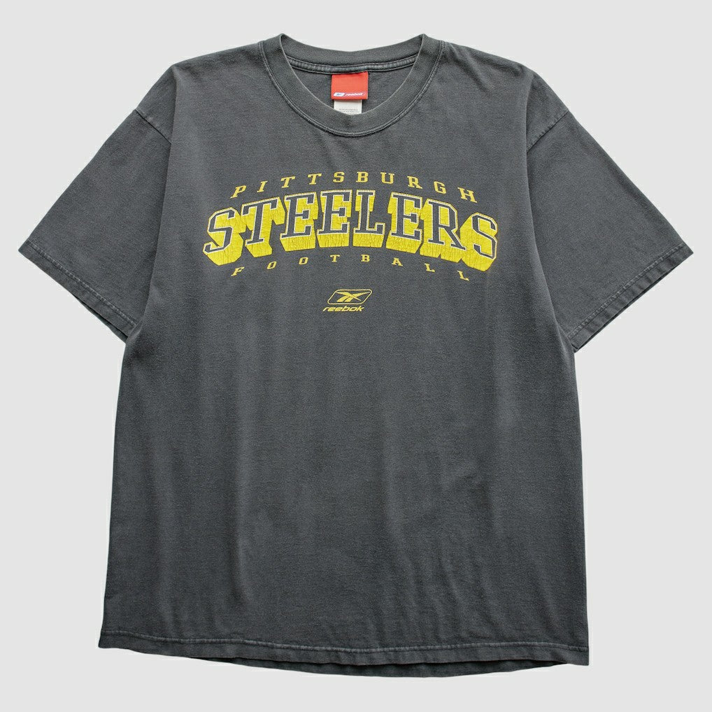 Pittsburgh Steelers Reebok 2000s T-Shirt - Gray T-shirts