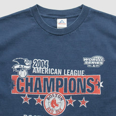 Boston Red Sox Dynasty 2004 T-Shirt - Navy - Vintage T-shirts