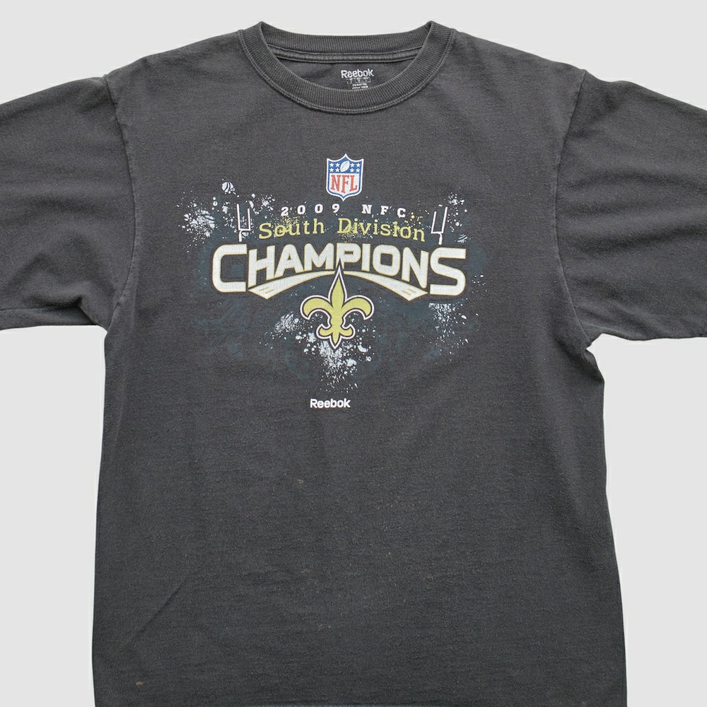 New Orleans Saints Reebok 2009 T-Shirt - Black T-shirts