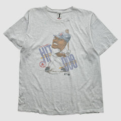 Boston Red Sox Jostens 1995 T-Shirt - Heather Gray - Vintage T-shirts