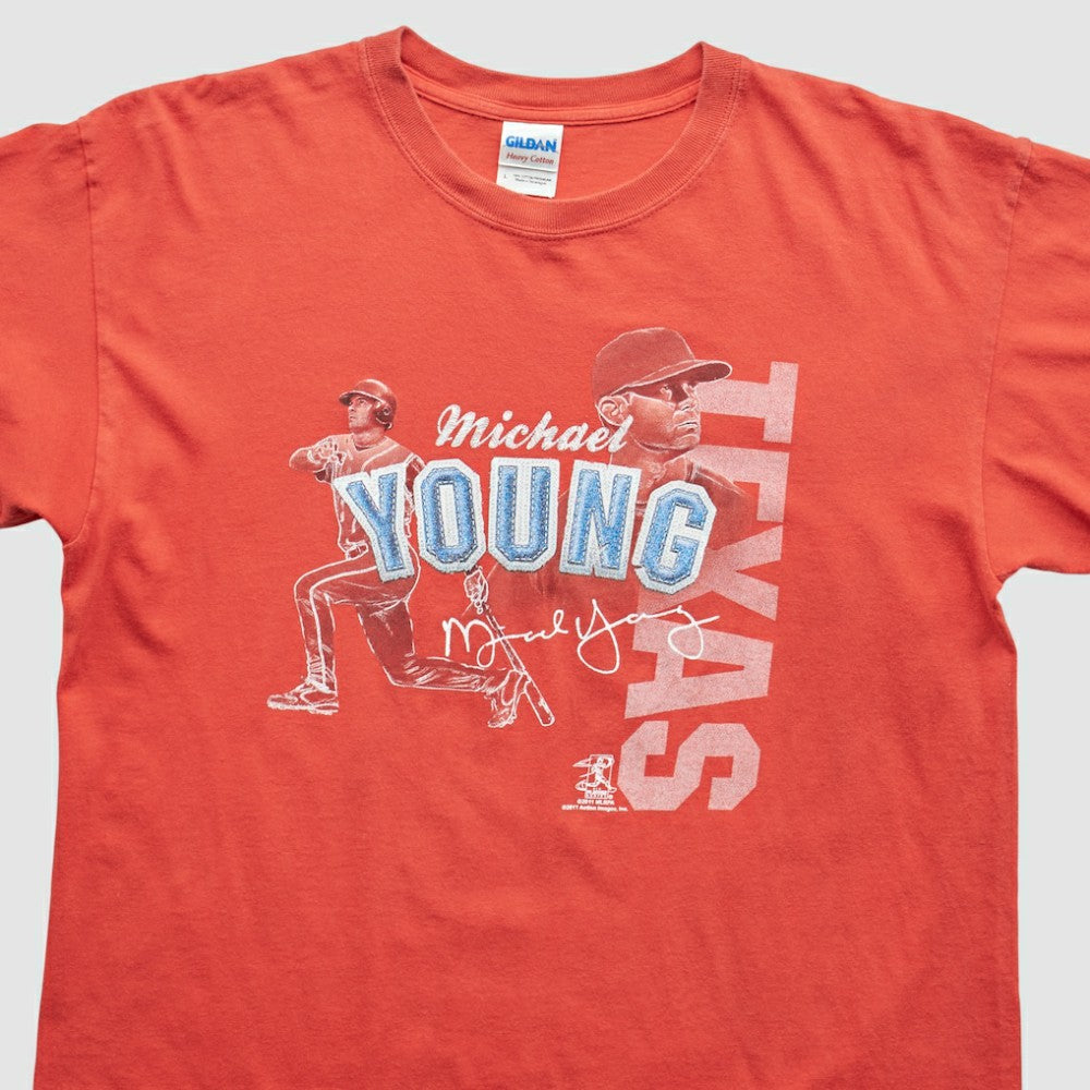 Texas Rangers 2011 T-Shirt - Orange - Vintage T-shirts