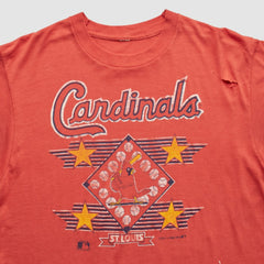 St. Louis Cardinals 80s T-Shirt - Red - Vintage T-shirts