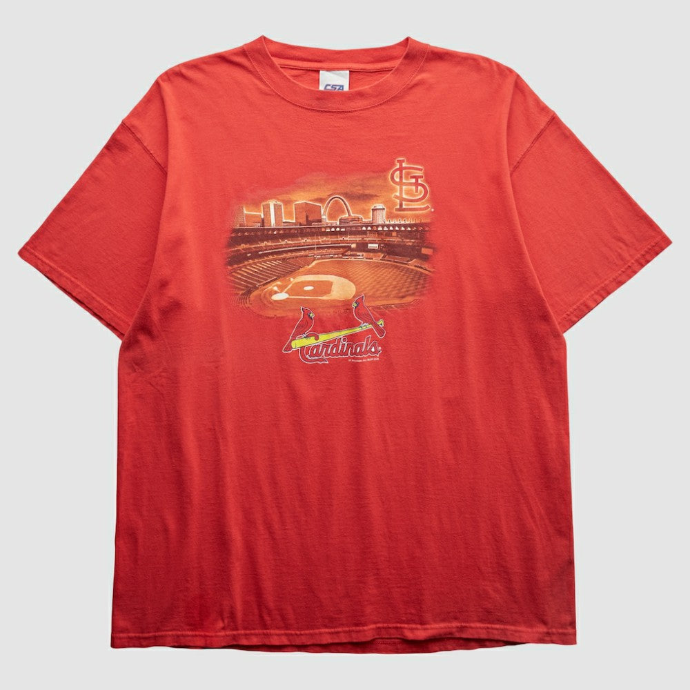St. Louis Cardinals CSA 2005 T-Shirt - Red - XVintage T-shirts