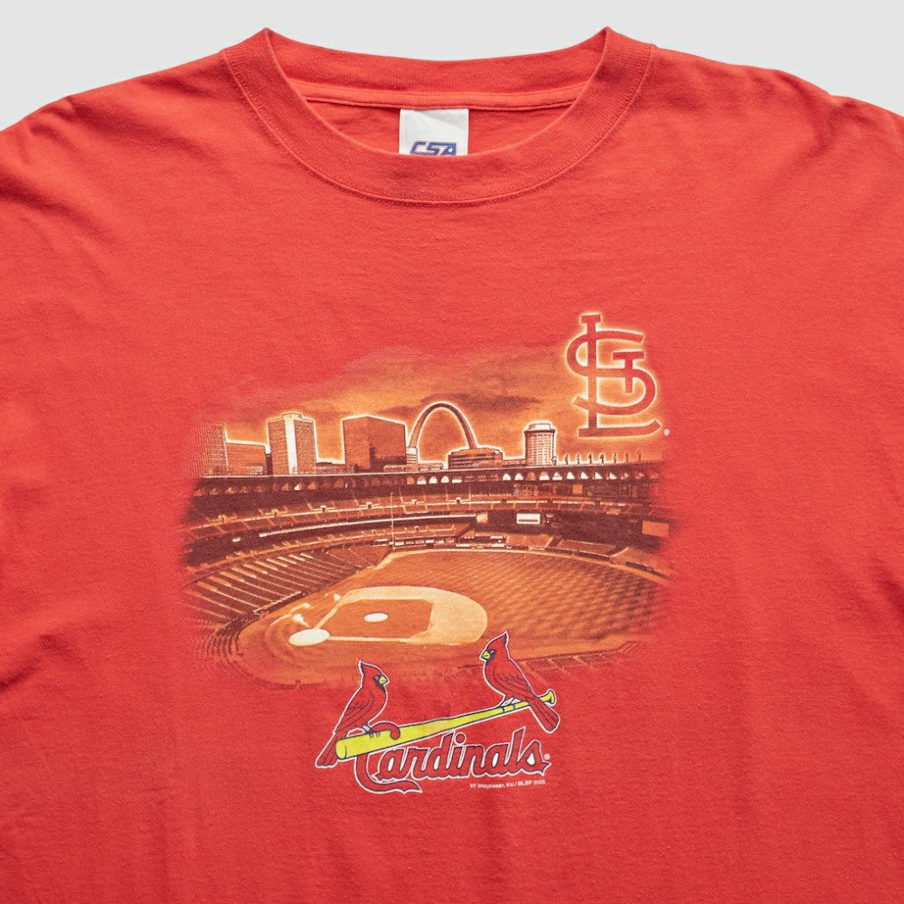 St. Louis Cardinals CSA 2005 T-Shirt - Red - XVintage T-shirts