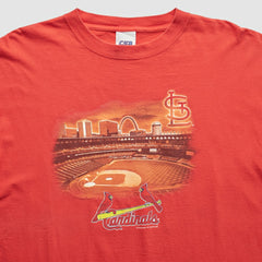 St. Louis Cardinals CSA 2005 T-Shirt - Red - XVintage T-shirts