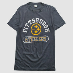 Pittsburgh Steelers Champion 80s T-Shirt - Gray T-shirts