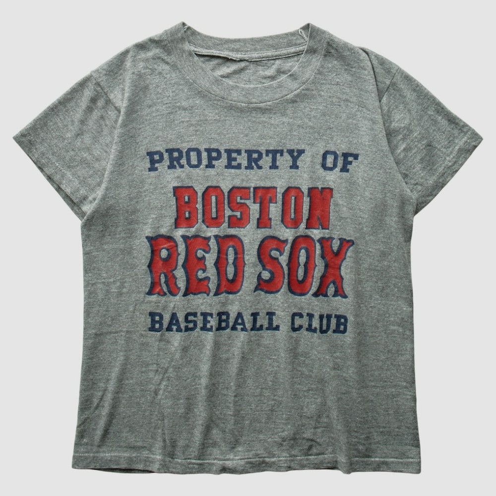 Boston Red Sox 80s T-Shirt - Heather Gray - XXVintage T-shirts