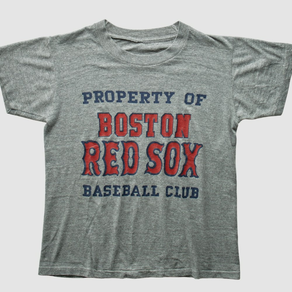 Boston Red Sox 80s T-Shirt - Heather Gray - XXVintage T-shirts