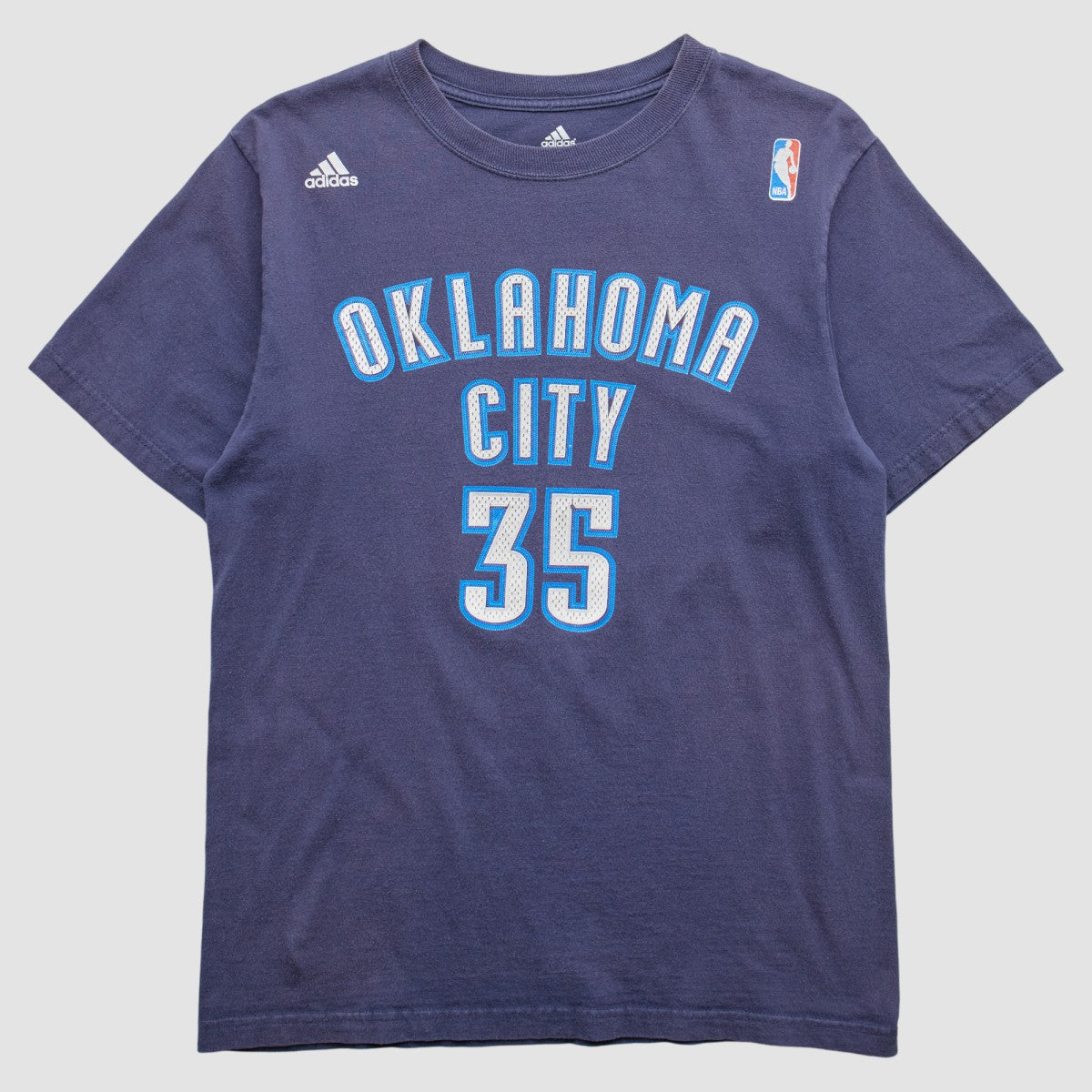 Oklahoma City Thunder 2010s T-Shirt Navy Vintage - Adidas