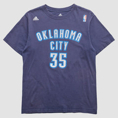 Oklahoma City Thunder 2010s T-Shirt Navy Vintage - Adidas