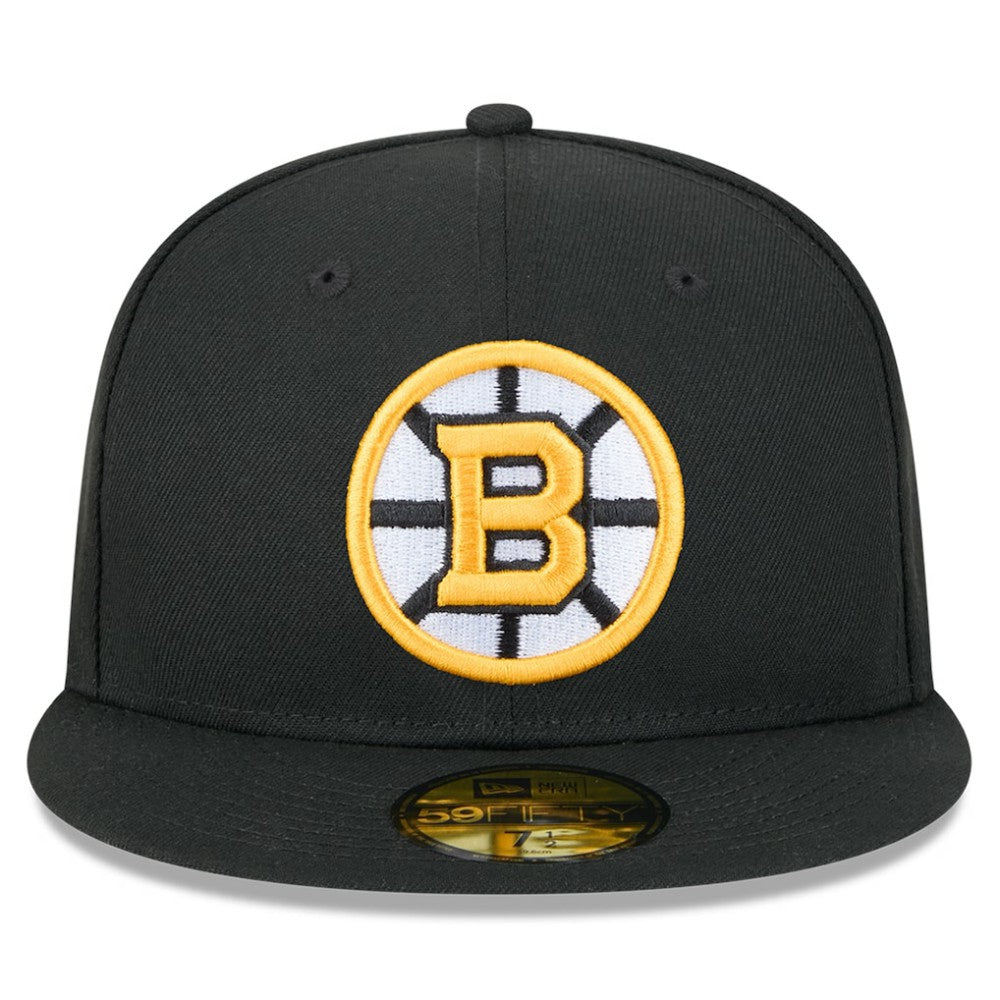 Boston Bruins New Era Core 59FIFTY Fitted Hat - Black | US 203465945