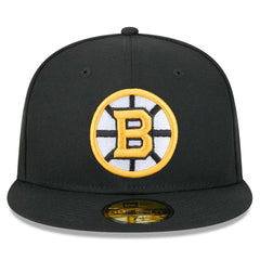 Boston Bruins New Era Core 59FIFTY Fitted Hat - Black | US 203465945