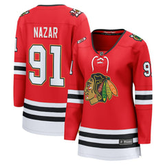 Frank Nazar Chicago Blackhawks Fanatics Women's Centennial Breakaway Player Jersey - Red | US 203466379
