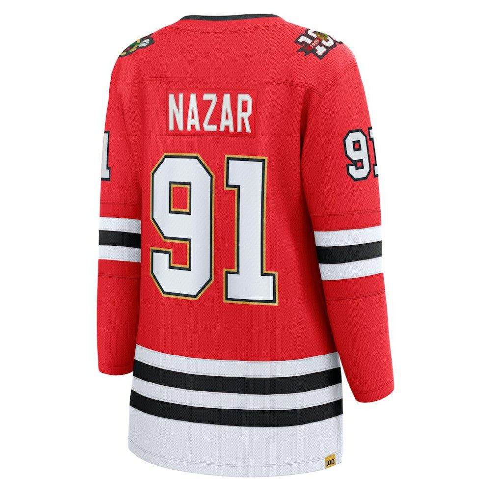Frank Nazar Chicago Blackhawks Fanatics Women's Centennial Breakaway Player Jersey - Red | US 203466379