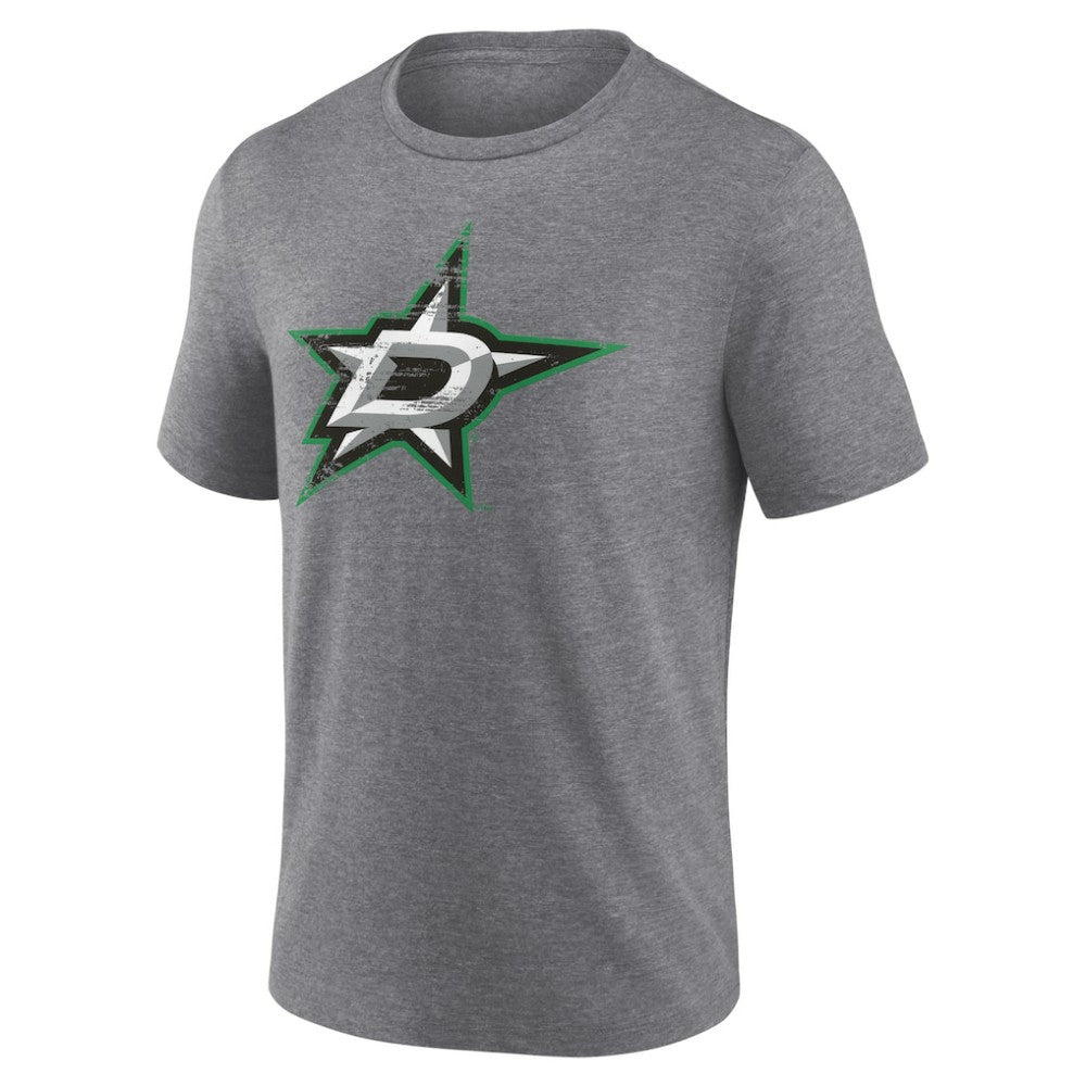 Dallas Stars Heritage Custom Tri-Blend T-Shirt - Gray | US 203467412
