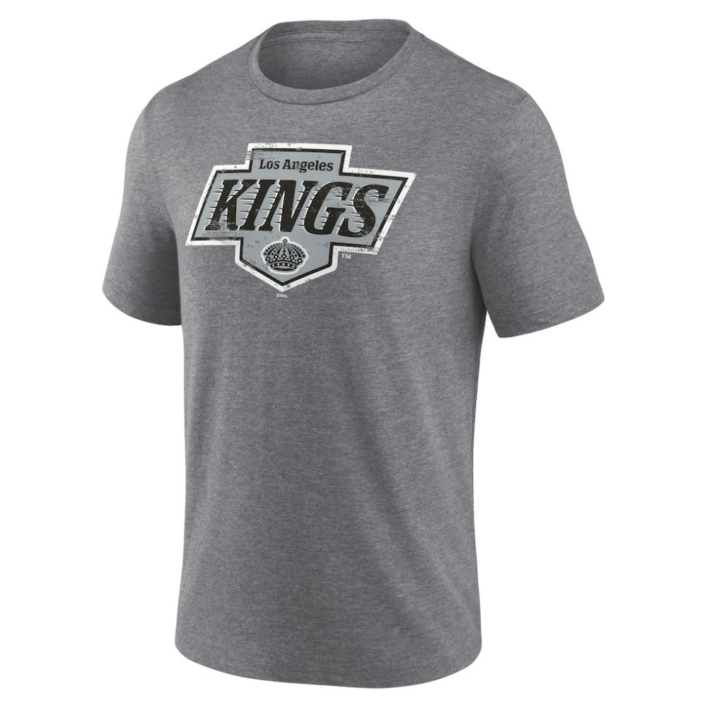 Los Angeles Kings Heritage Custom Tri-Blend T-Shirt - Gray | US 203467420
