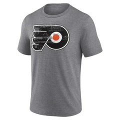 Philadelphia Flyers Heritage Custom Tri-Blend T-Shirt - Gray | US 203467436